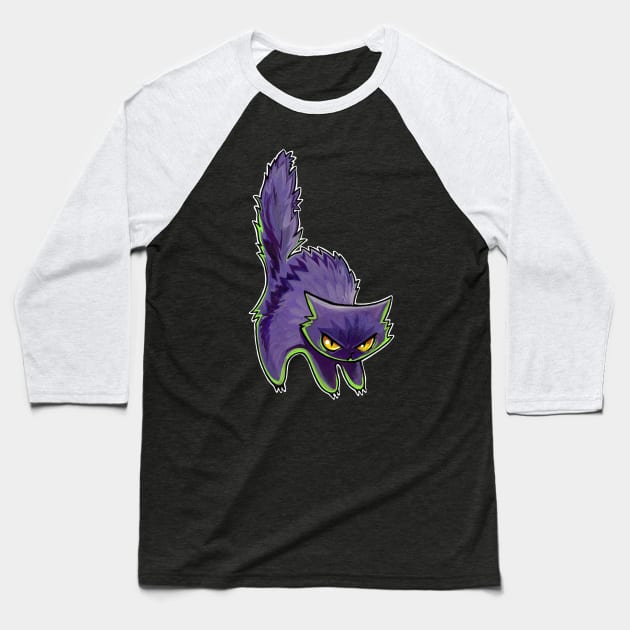 Purple hiss Baseball T-Shirt by BiancaRomanStumpff